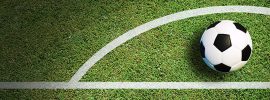indoor soccer ball on turf