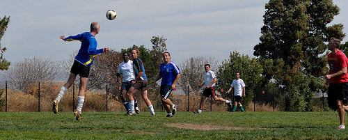 pickup soccer session - central PA